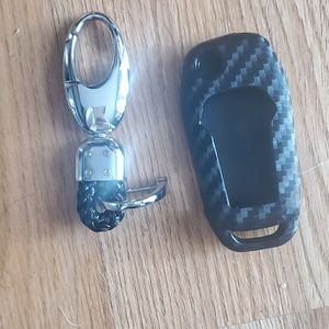 Lincoln vehicle key cover, and key chain